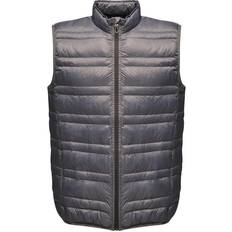 Regatta Fire Down Padded Bodywarmer - Seal Grey/Black