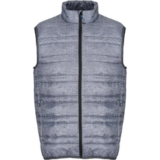 Regatta Fire Down Padded Bodywarmer - Grey Marl/Black