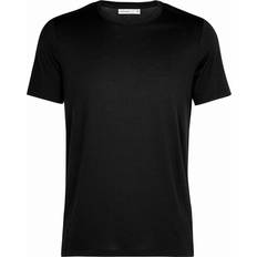 Man - Merino Wool T-shirts Icebreaker Merino Tech Lite II Short Sleeve T-shirt - Black