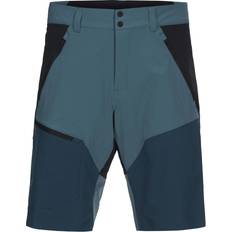 Peak Performance Light Softshell Carbon Shorts - Teal Extreme/ Black