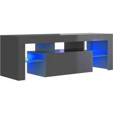 Weiß Sitzbänke vidaXL Cabinet with LED Lights Fernsehschrank 119.9x39.9cm