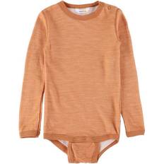 Bodysuit Joha Wool LS Bodysuit - Orange Melange (69312-70 -15960)