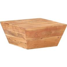 Natural Coffee Tables vidaXL 320388 Coffee Table 66x66cm