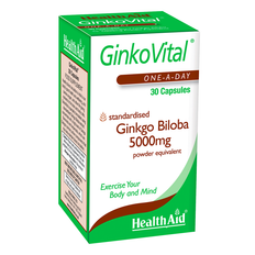 Health Aid Gingko Biloba 5000mg 30 pcs