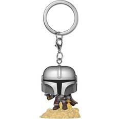 The Mandalorian with Blaster Pop Keychain