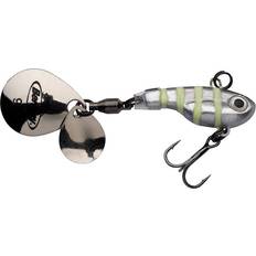 Berkley Pulse Spintail 6.5cm Glow Silver Zebra