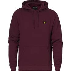 Red Tops Lyle & Scott Pullover Hoodie - Burgundy