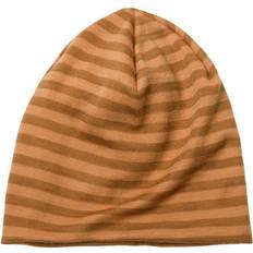 Stribede Huer Børnetøj Joha Double Layer Hat - Brown Stripe (95252-246-7061)