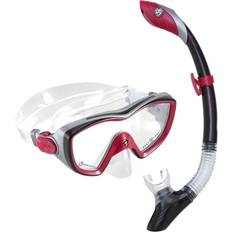 Aqualung Set da snorkeling Aqualung Maschera Snorkeling Bonita Rosa Scuro Clear Donna