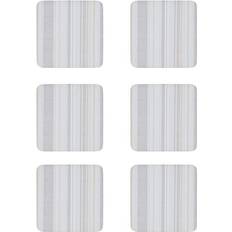 Denby Cream Stripe Coaster 6pcs