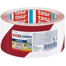 Weiß Packklebeband TESA Signal Premium Red White