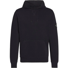 Calvin Klein Monogram Sleeve Badge Hoodie - Zwart