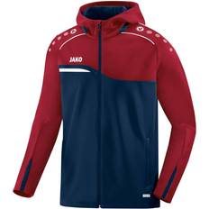 JAKO Competition 2.0 Hooded Jacket Unisex - Navy/Wine Red