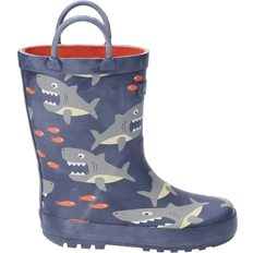 Cotswold Kid's Puddle Boots - Shark