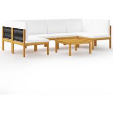 vidaXL 3057898 Loungeset, 1 Bord inkl. 6 Soffor