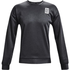 Modal Jumpers Under Armour Rush Crew Long Sleeve Men - Black Full Heather/White