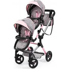 Twin dolls pram Bayer Twin Neo Doll Carriage with Butterfly