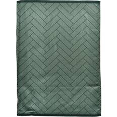 Södahl Tiles Gästhandduk Grön (70x50cm)