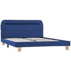 vidaXL Bed Frame with LED 22.5cm Sängram 140x200cm