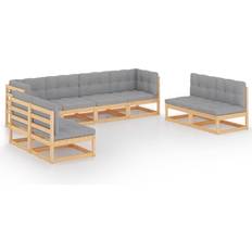 Natur Lounge-Sets vidaXL 3076479 Lounge-Set