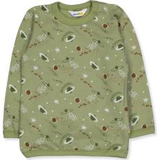 Joha T-shirt with L/S - Sage Aop (16432-43-3307)