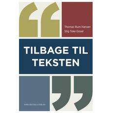 Tilbage til teksten Tilbage til teksten (Häftad, 2021)