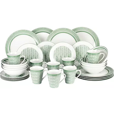 Sage Herringbone Dinner Set 32pcs