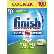 Finish All-In-1 Dishwasher Tablets Lemon Sparkle 100-pack