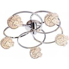 Ceiling Flush Lights Endon Talia Ceiling Flush Light ∅ 56cm