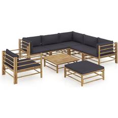 vidaXL 3058218 Loungeset, 1 Bord inkl. 1 Stolar & 5 Soffor