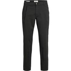 Baggy Pantaloni Jack & Jones Bill Rico Cropped AKM Chinos - Black