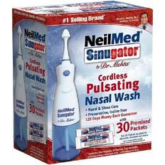 Santé NeilMed Sinugator Cordless Pulsating Drug Free Nasal Wash with 30 Premixed Packets