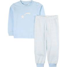 Fixoni Star Print Pajamas - Light Blue