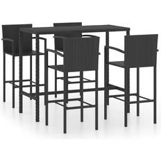 vidaXL 3064843 Outdoor Bar Set, 1 Table incl. 4 Chairs