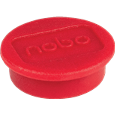 Rouge Effaceurs et Nettoyants pour Tableaux Nobo Aimants 20 mm Pack de 8 Rouge