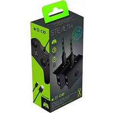 Adaptadores Stealth Xbox One SX-C10 Twin Rechargeable Battery Packs - Black