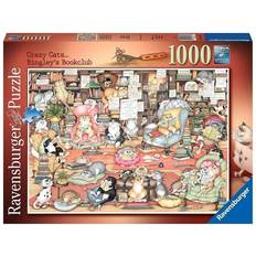 Jigsaw Puzzles Ravensburger Crazy Cats Bingleys Bookclub 1000 Pieces