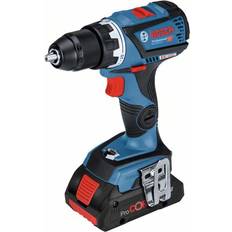 Bosch Batterier Bore- & Skruemaskiner på tilbud Bosch GSR 18V-60C (3x5.0Ah)