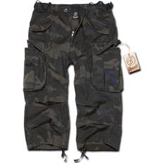 Shorts 3 4 Brandit Industry Vintage 3/4 Shorts - Black Camo