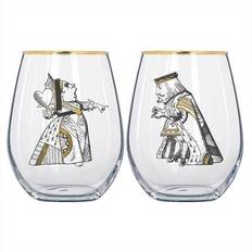 KitchenCraft Glasses KitchenCraft Alice In Wonderland Tumbler 35cl 2pcs