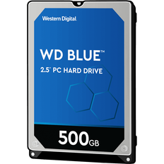 2.5" - 500 GB - HDD Harde schijven Western Digital 500GB WD Blue Mobile SATA3/128MB/5400rpm