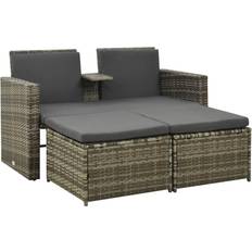 vidaXL 313128 Lounge-Set, Tisch einschl. 1 Sofas