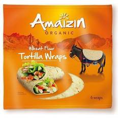 Tortilla wraps Amaizin Organic Wheat Flour Tortilla Wraps 240g 6stk