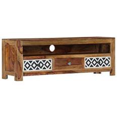 Natur TV-bänkar vidaXL - TV-bänk 120x40cm