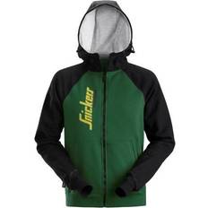 Snickers Workwear Full Zip Logo Hoodie - Forest Green/Black