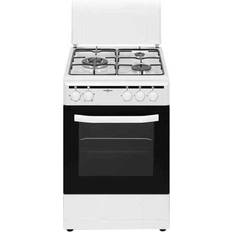 Indépendant Cuisinières à gaz Vitrokitchen CB5535BBE Blanc