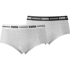 Puma Women Panties Puma Women's Iconic Mini Shorts 2-pack - Grey