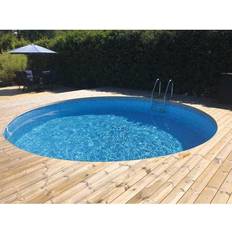 Nedgrävd rund pool Planet Pool Premium Steel Wall Round Pool Ø3.5x1.2m