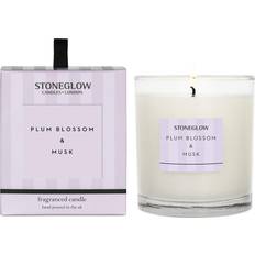 Stoneglow Plum Blossom & Musk Scented Candle 220g