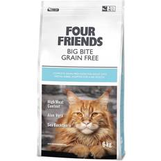 Four Friends Katter - Kattfoder Husdjur Four Friends Big Bite Grain Free 6kg